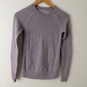 Lululemon Still Lotus Sweater *Reversible Heathered Frosted Mulberry Sz 4